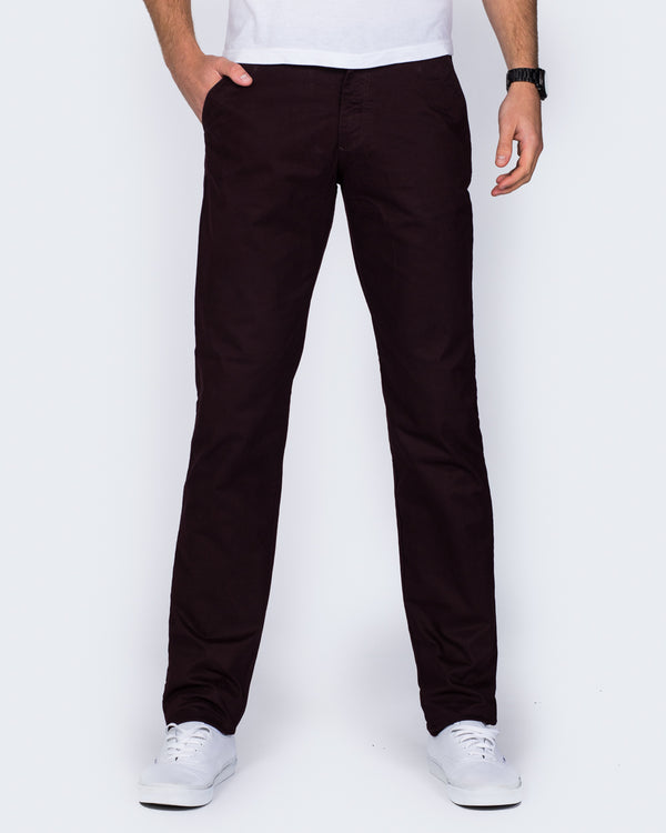 Redpoint Odessa Slim Fit Chinos (plum)