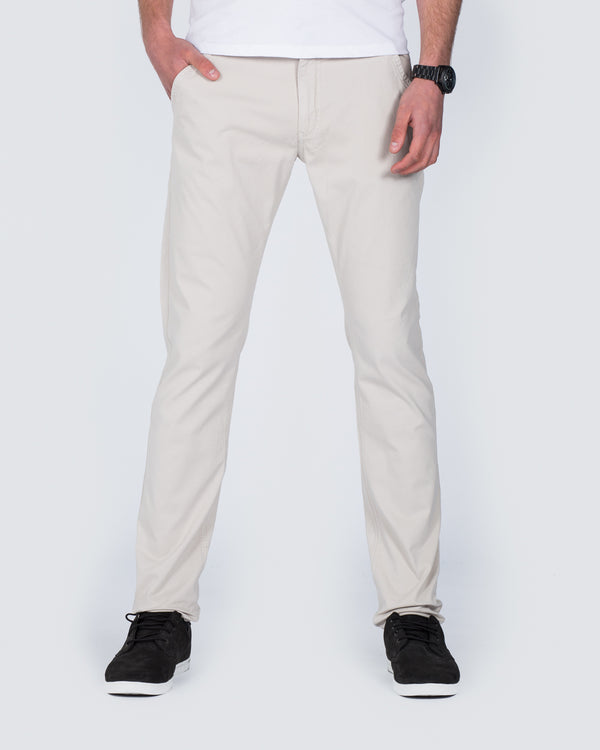 Cub Fox Tapered Fit Tall Chinos (ecume)