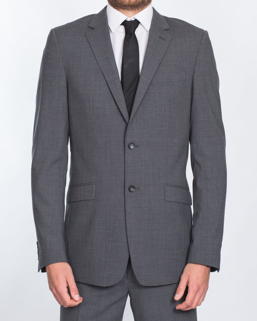 Skopes Regular Fit Wool Tall Suit Jacket (grey)