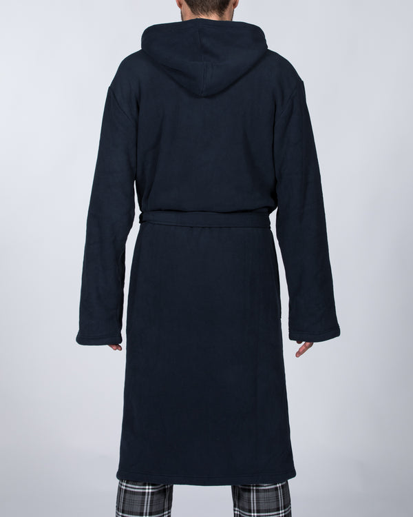 2t Extra Long Tall Fleece Dressing Gown Housecoat (navy) | Tall Mens Clothing | 2tall.com 2t Extra Long Tall Fleece Dressing Gown Housecoat (navy) | Tall Mens Clothing | 2tall.com