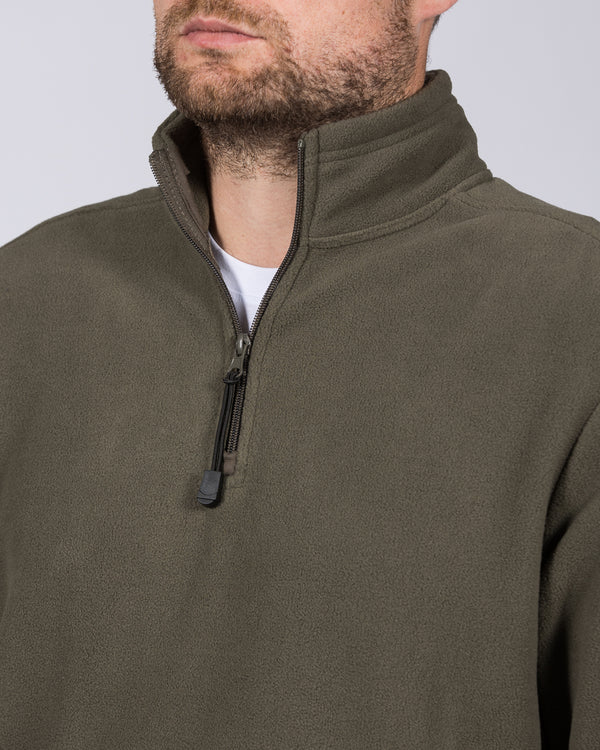 2t Quarter Zip Tall Fleece (olive)