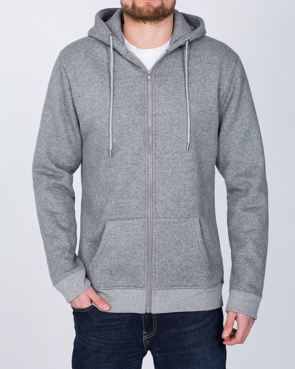 2t Zip Up Tall Hoodie (grey)