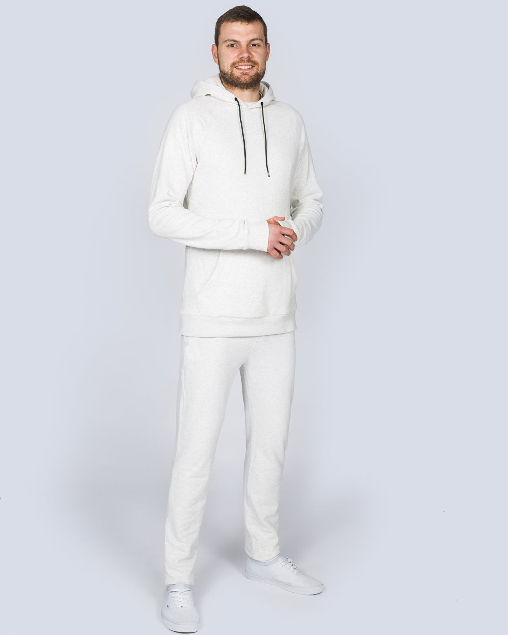 2t Pullover Tall Riley Hoodie (white marl)