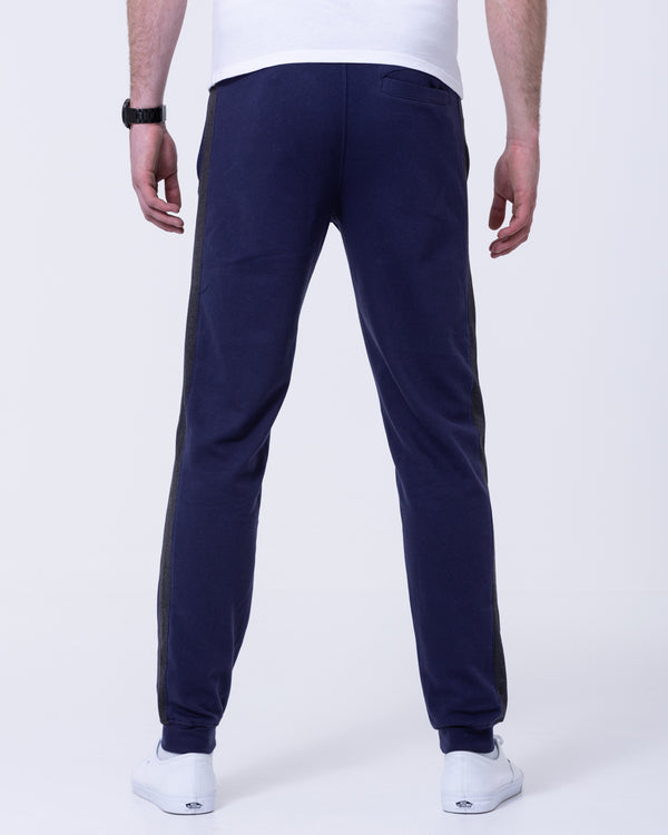 2t Colin Striped Regular Fit Tall Joggers (navy)