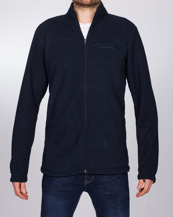 2t Zip Up Tall Fleece (navy)