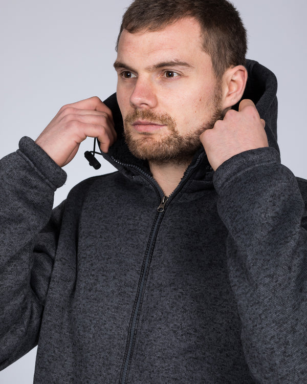 2t Tall Sherpa Fleece Jacket (charcoal)