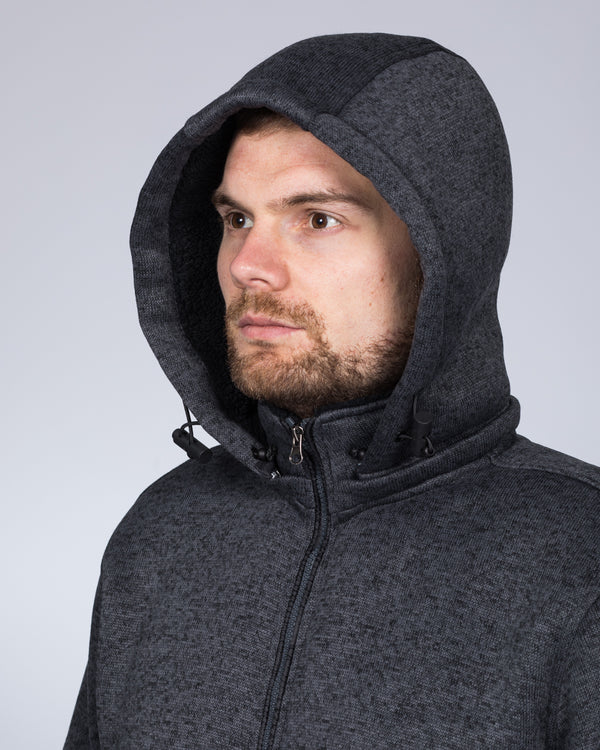 2t Tall Sherpa Fleece Jacket (charcoal)
