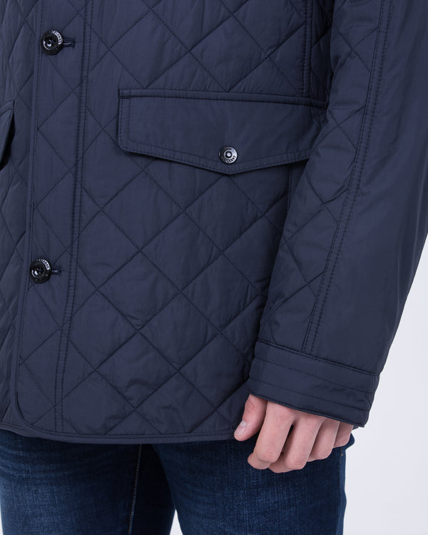 Cabano Tall Quilted Diamond Jacket (navy)