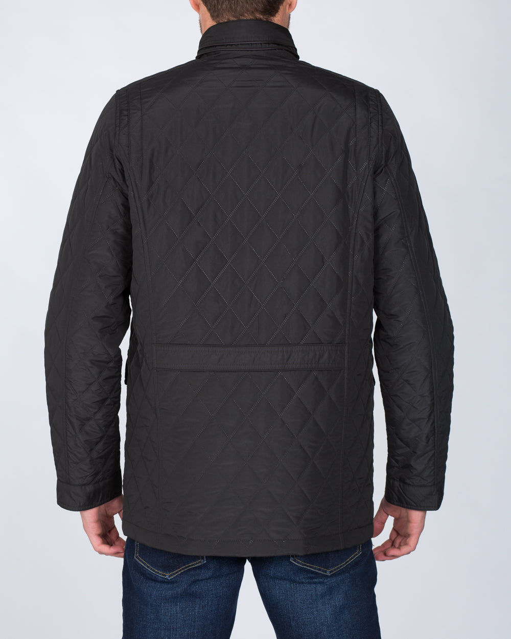 Cabano Tall Quilted Jacket dark green wind proof extra long mens Tall Mens Clothing 2tall