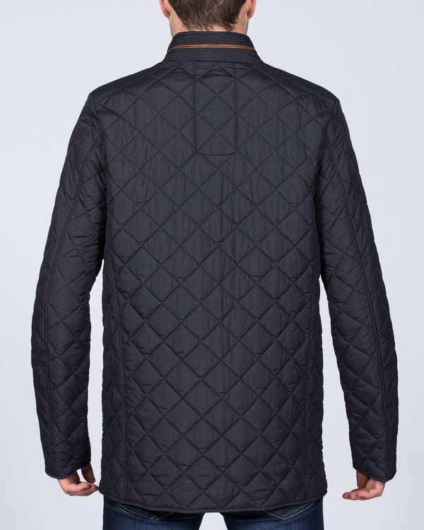 Cabano Tall Diamond Quilted Jacket (navy)