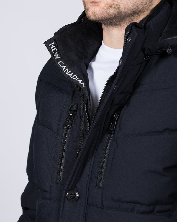 Cabano Tall Puffer Jacket (navy)