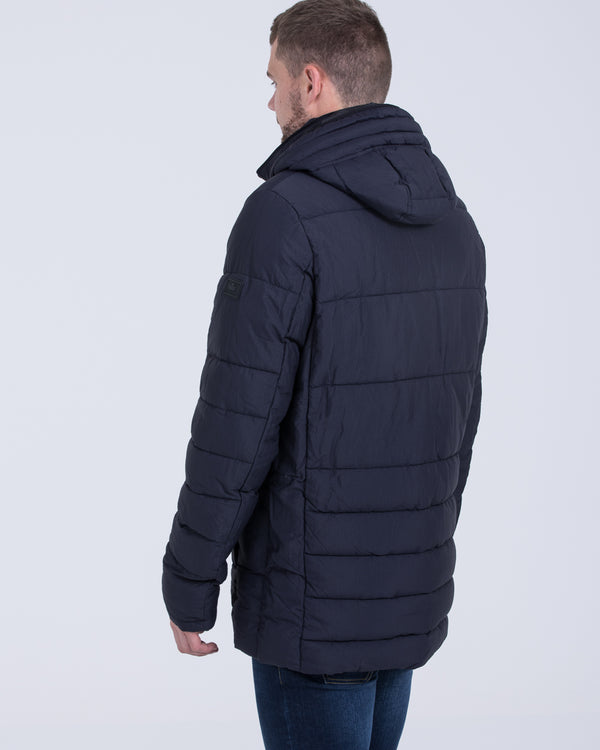 Cabano Tall Puffer Jacket (plain navy)