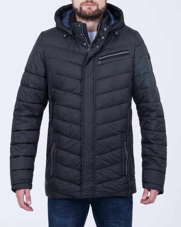 Cabano Tall Lightweight Puffer Jacket (black)