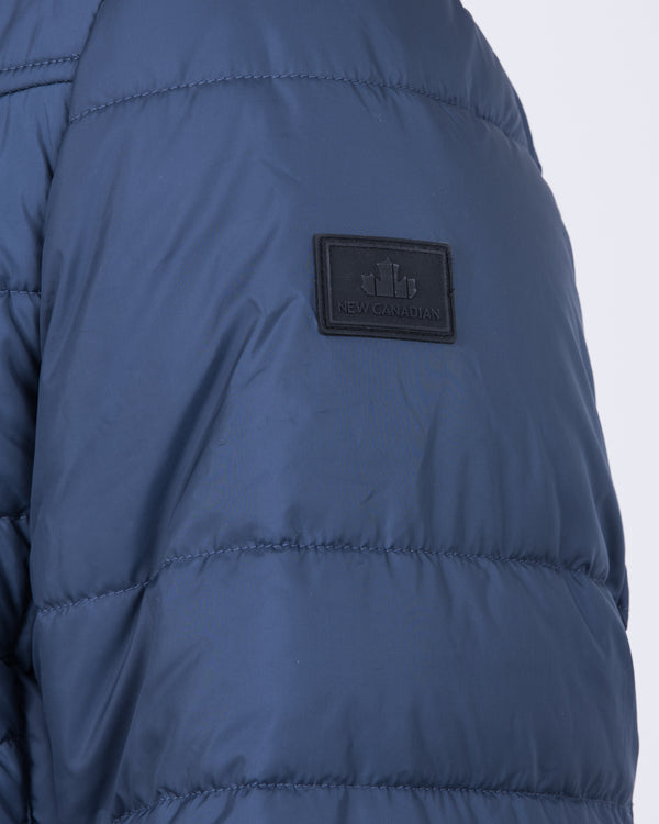 Cabano Tall Lightweight Puffer Jacket (denim blue)