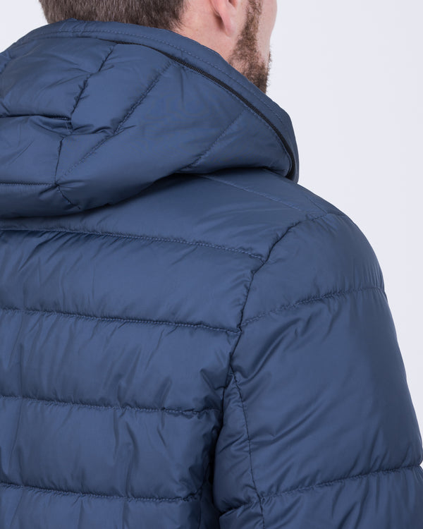 Cabano Tall Lightweight Puffer Jacket (denim blue)