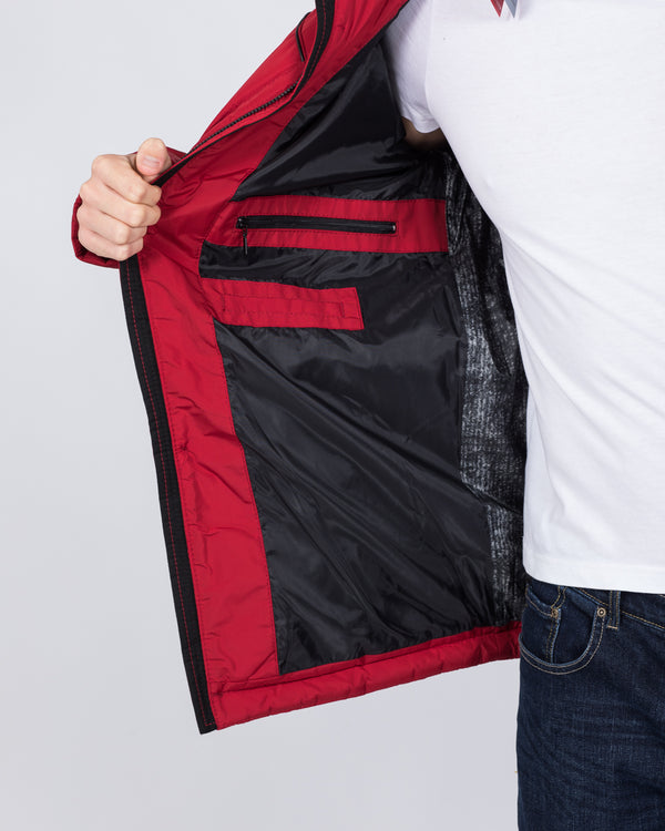 Cabano Tall Quilted Tech Jacket (red)