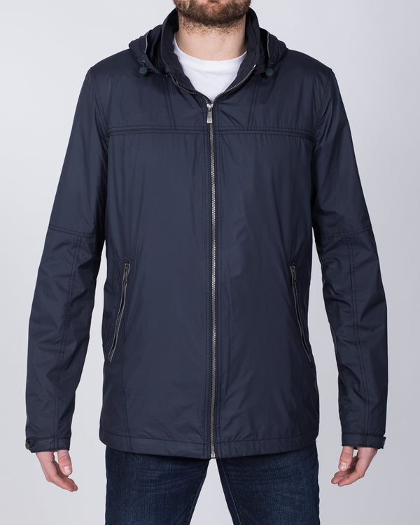 Cabano Tall Waterproof Lightweight Jacket (navy)