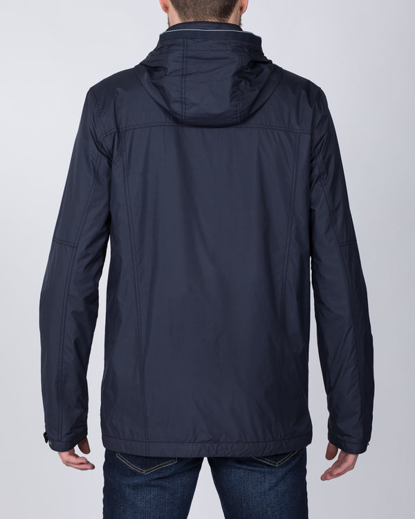 Cabano Tall Waterproof Lightweight Jacket (navy)