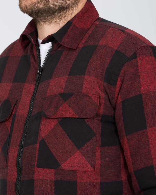 North 56 Tall Denim Padded Jacket (buffalo check)