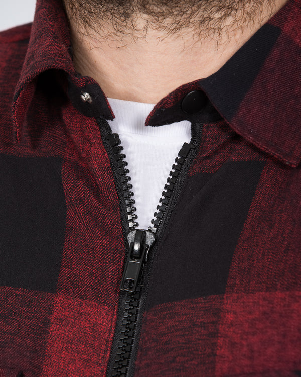 North 56 Tall Denim Padded Jacket (buffalo check)