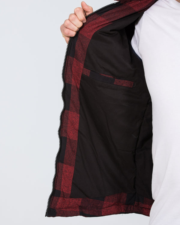 North 56 Tall Denim Padded Jacket (buffalo check)