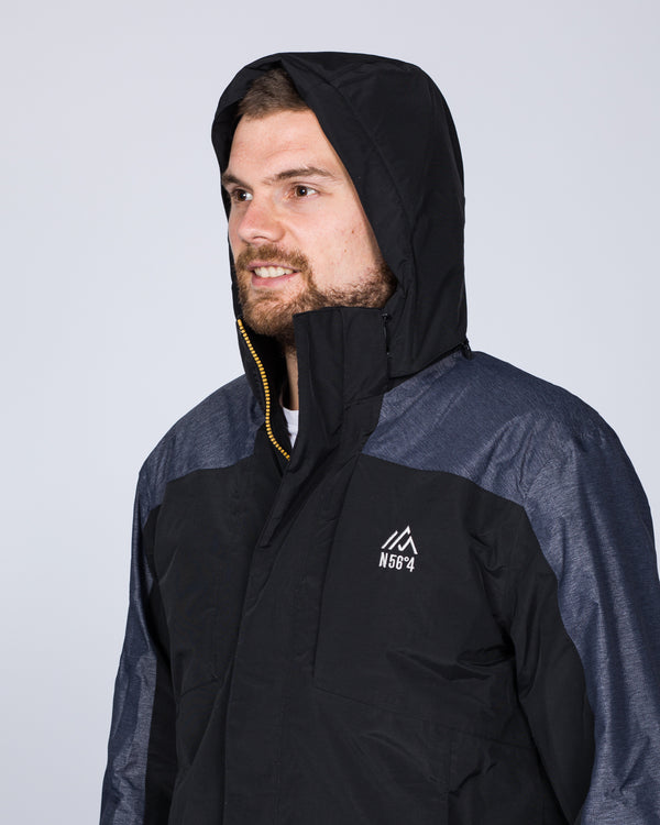 North 56 Tall Ski Jacket (black/grey)