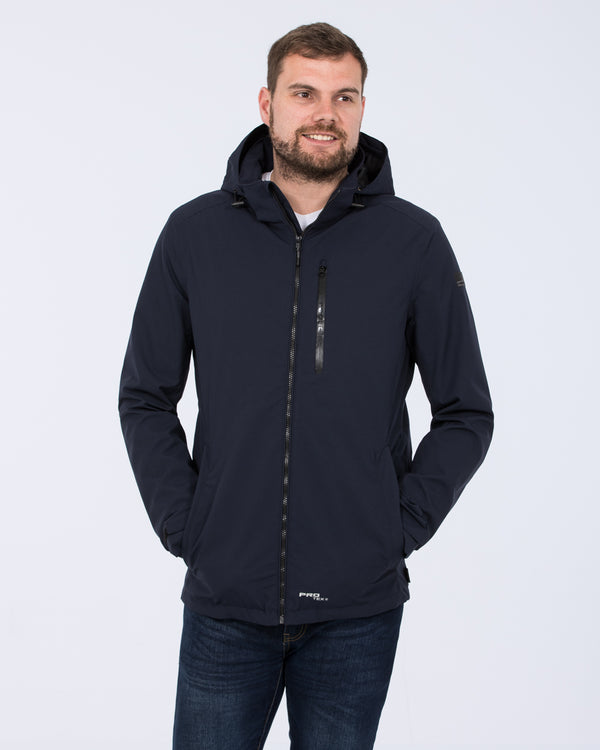 Redpoint Len Tall Lightweight Waterproof Jacket (navy)