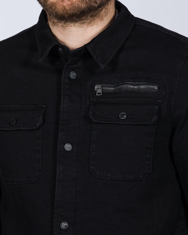 Redpoint Jay Tall Denim Jacket (black)