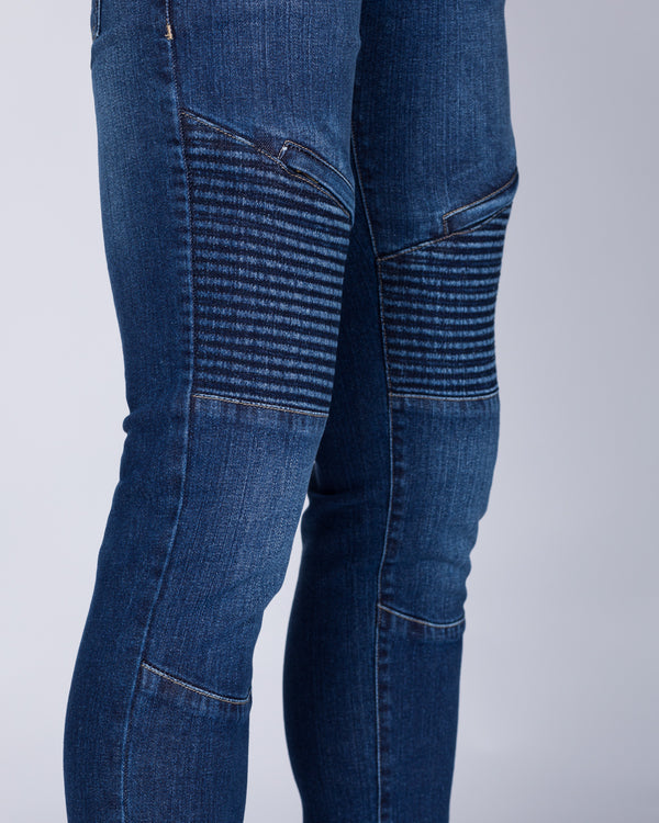 Ed Baxter Skinny Fit Biker Jeans (denim)
