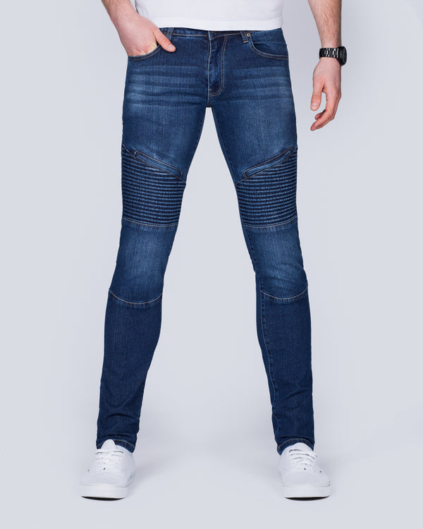 Ed Baxter Skinny Fit Biker Jeans (denim)