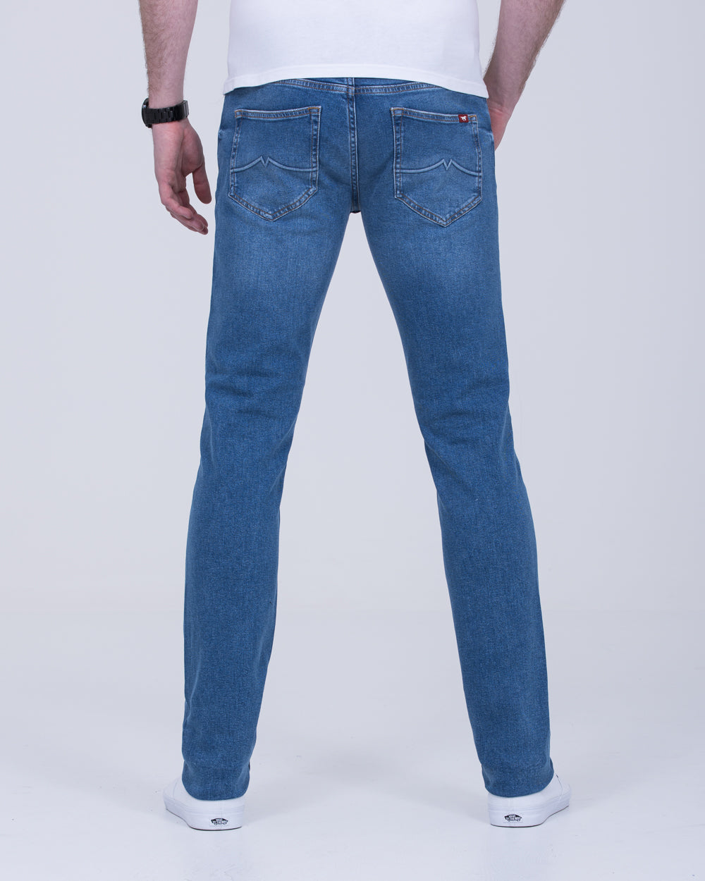 Mustang Oregon Tapered Slim Fit Tall Jeans (mid denim blue)