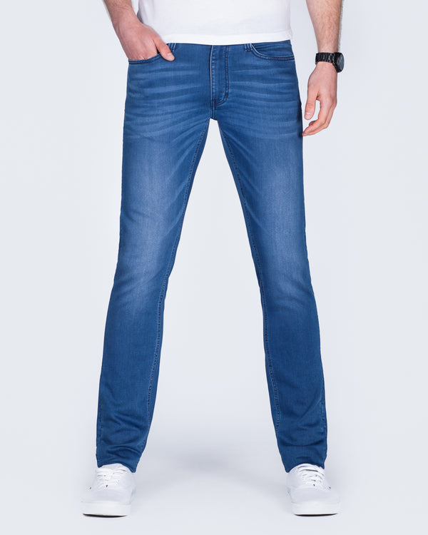 Mustang Oregon Tapered Slim Fit Tall Jeans (blue denim)