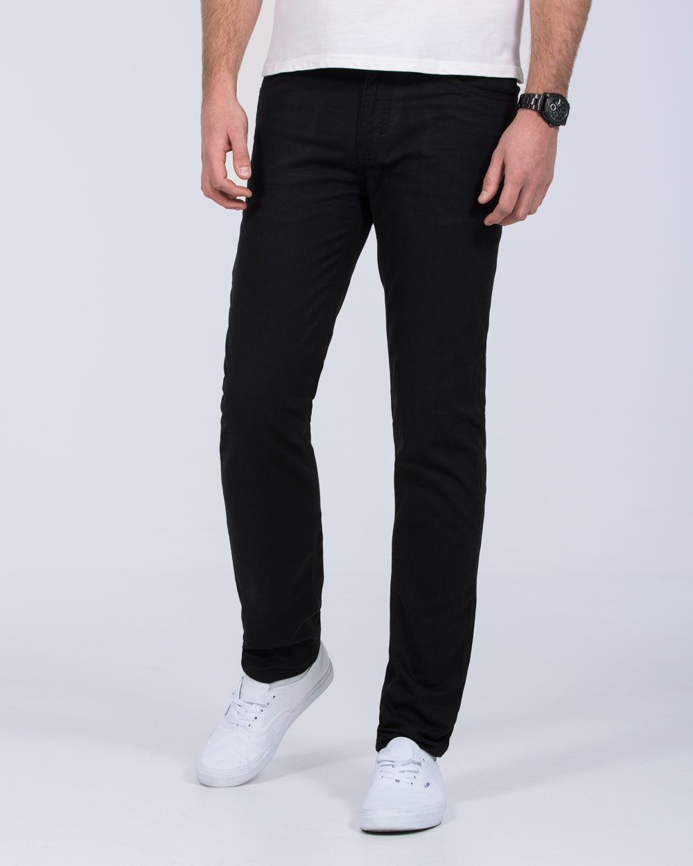 Redpoint Milton Slim Fit Tall Wool Look Jeans (navy)