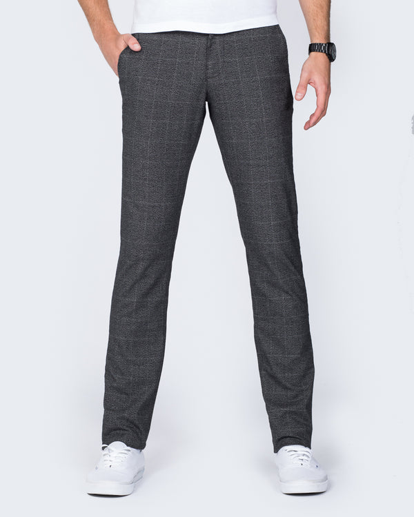 Redpoint Jasper Slim Fit Trousers (charcoal check)