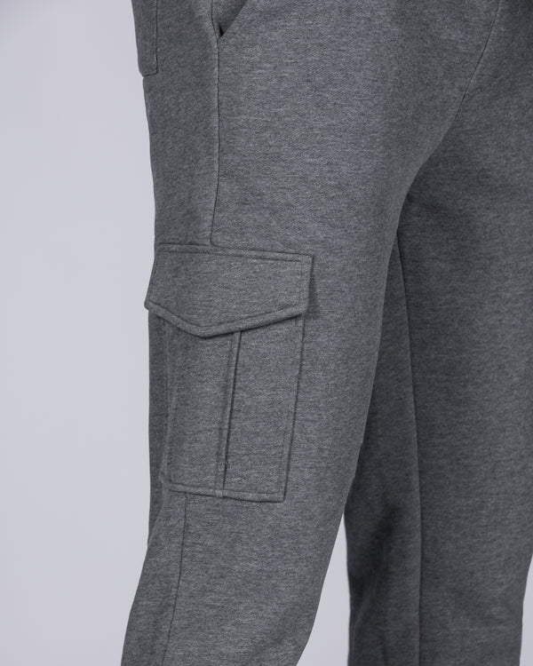 2t Hugo Slim Fit Tall Cargo Joggers (charcoal)