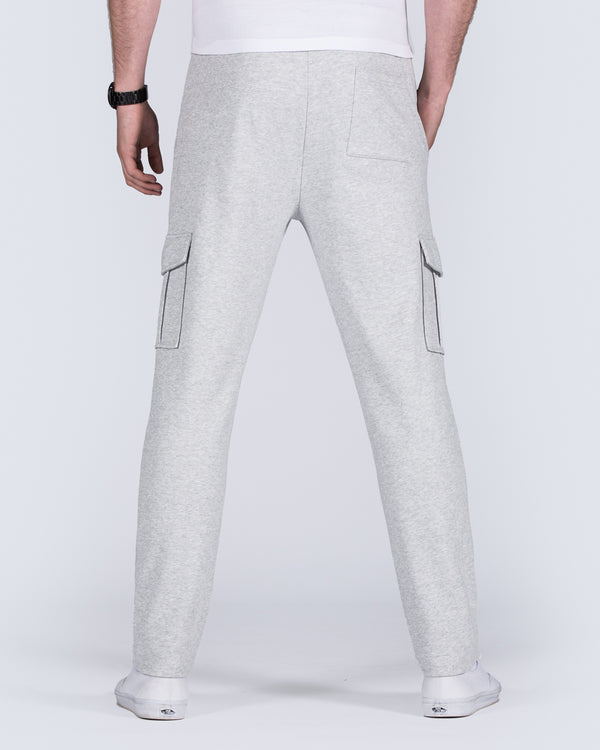 2t Hugo Slim Fit Tall Cargo Joggers (heather grey)