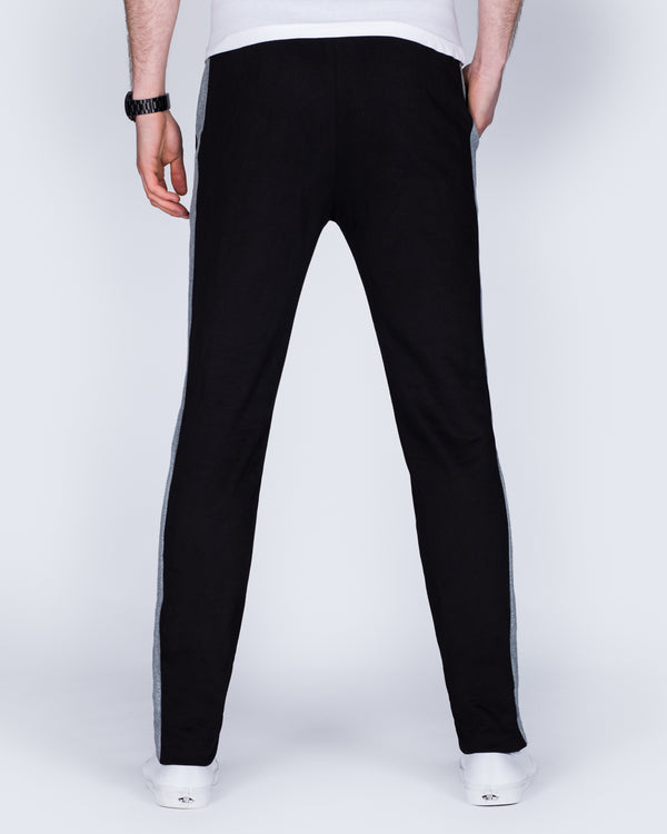 2t Riley Striped Slim Fit Tall Joggers (black)