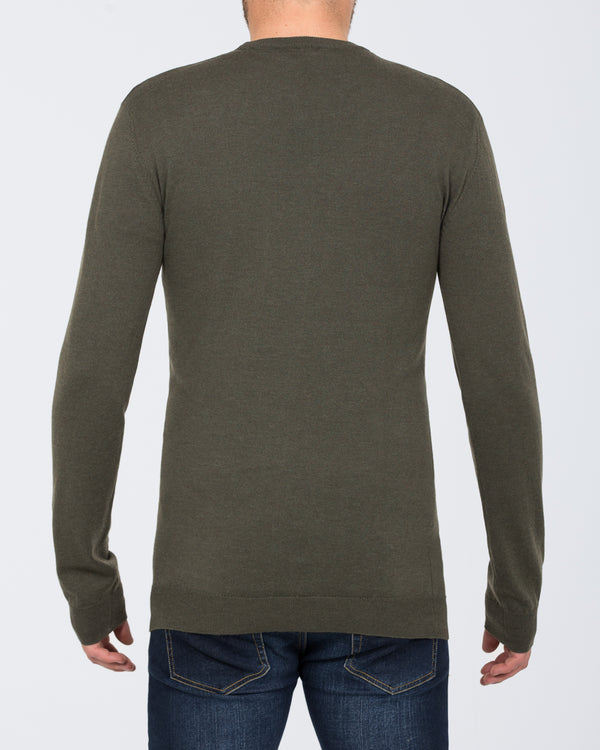 2t Tall Seawool Crew Neck Jumper (loden)