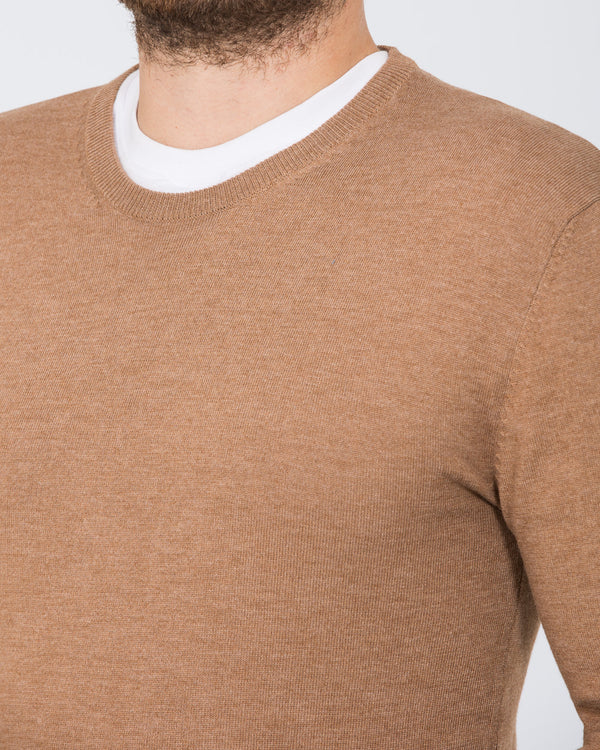 2t Tall Seawool Crew Neck Jumper (sand)