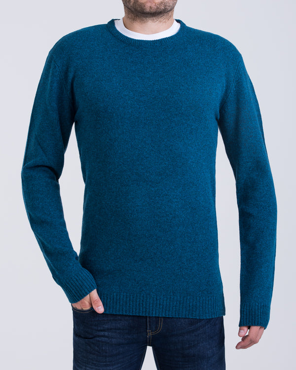 2t Tall Lambswool Crew Neck Jumper (mallard)