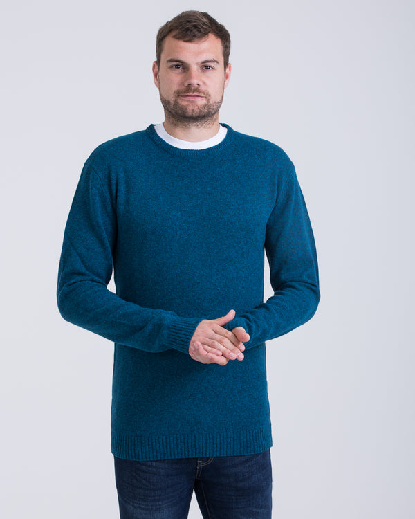 2t Tall Lambswool Crew Neck Jumper (mallard)