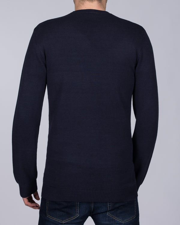 2t Cotton Crew Tall Jumper (navy)