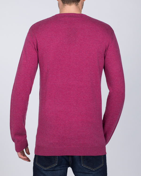 2t Merino Crew Neck Tall Jumper (raspberry)