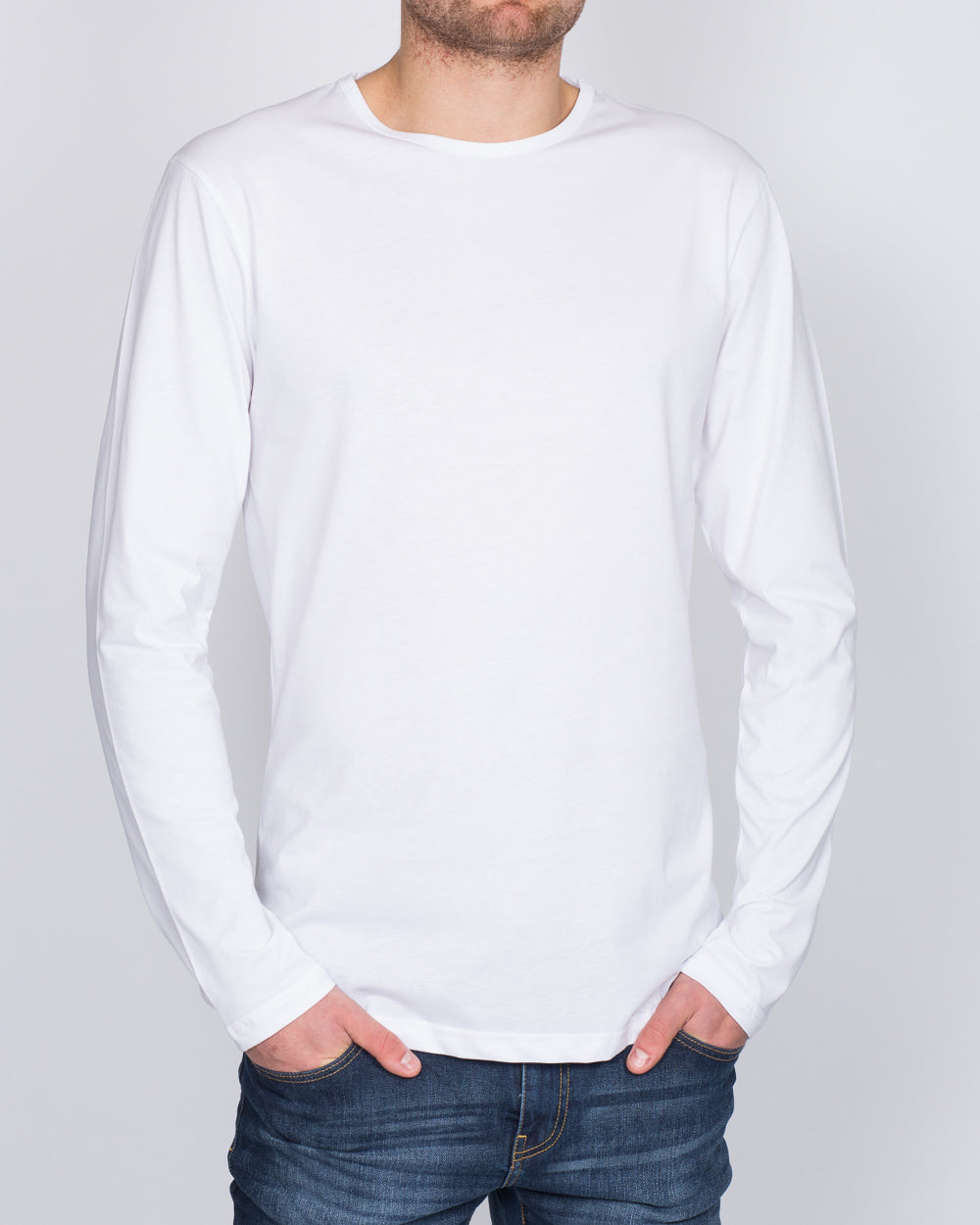 2t Tall Long Sleeve T-Shirt (white)