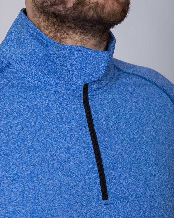 2t Long Sleeve Quarter-Zip Training Top (electric blue)