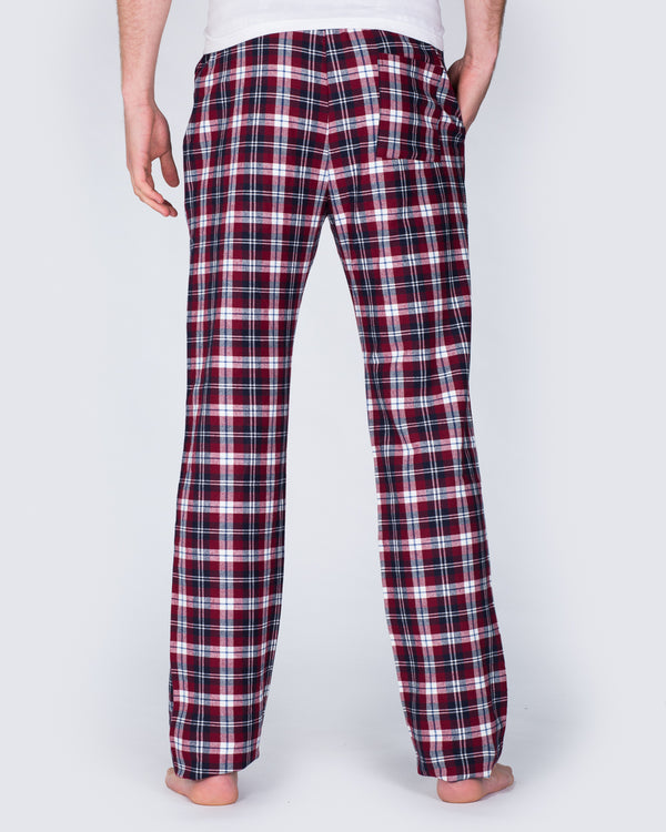 2t Tall Slim Fit Pyjama Bottoms (red)