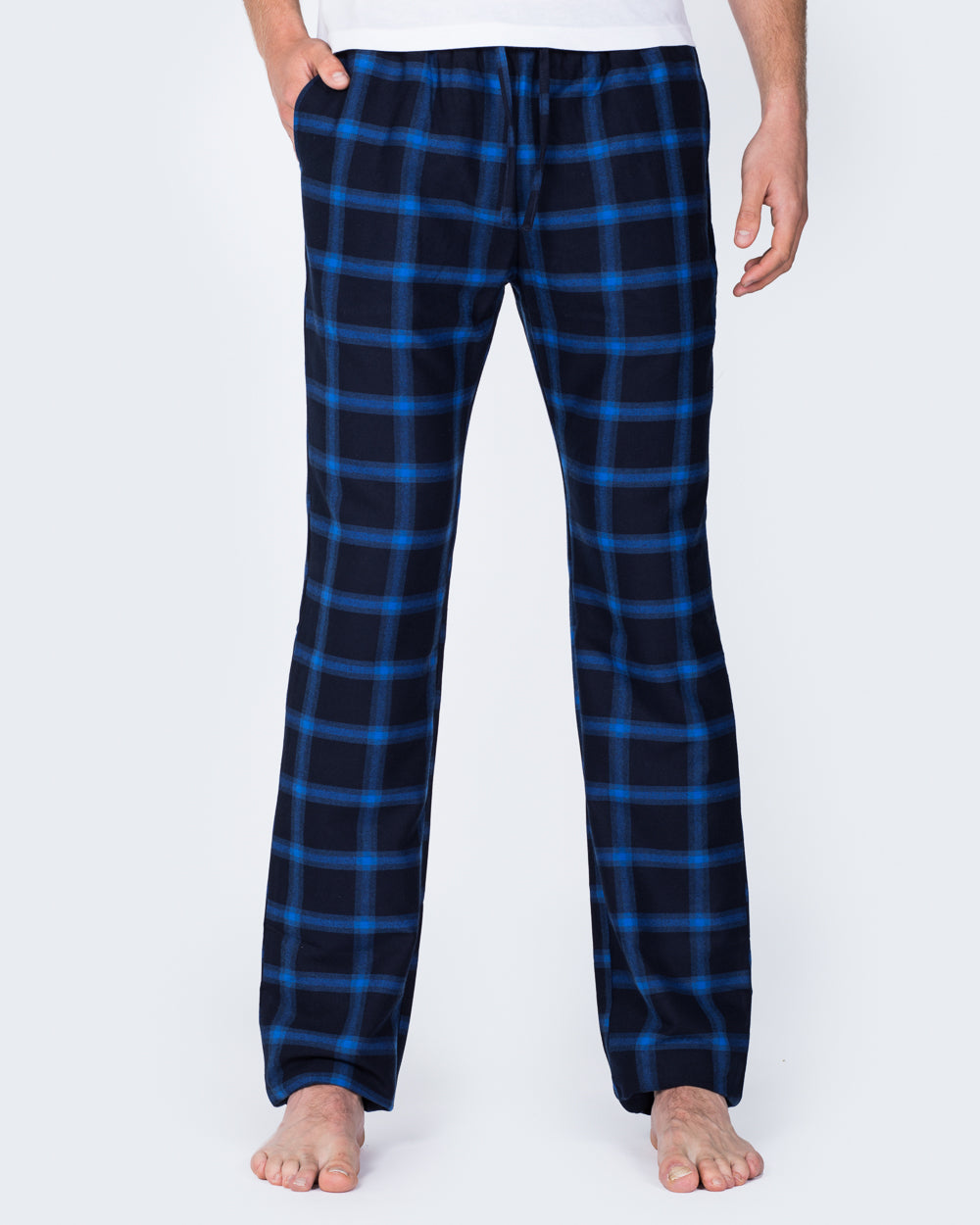 2t Tall Slim Fit Pyjama Bottoms (navy/blue)