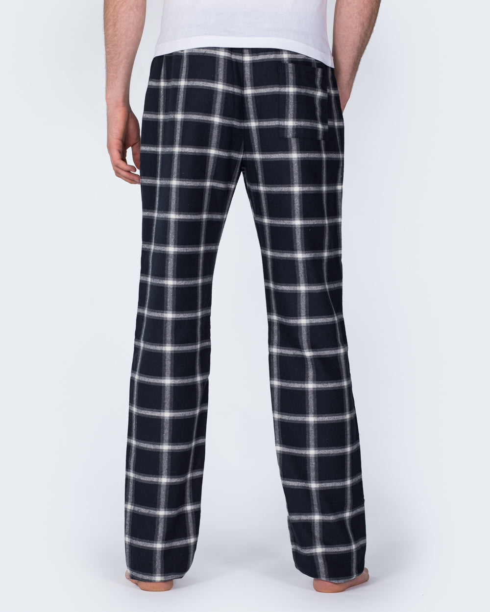 2t Tall Regular Fit Pyjama Bottoms (navy/grey)