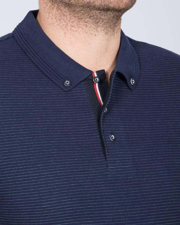 2t Finner Slim Fit Tall Polo Shirt (navy)