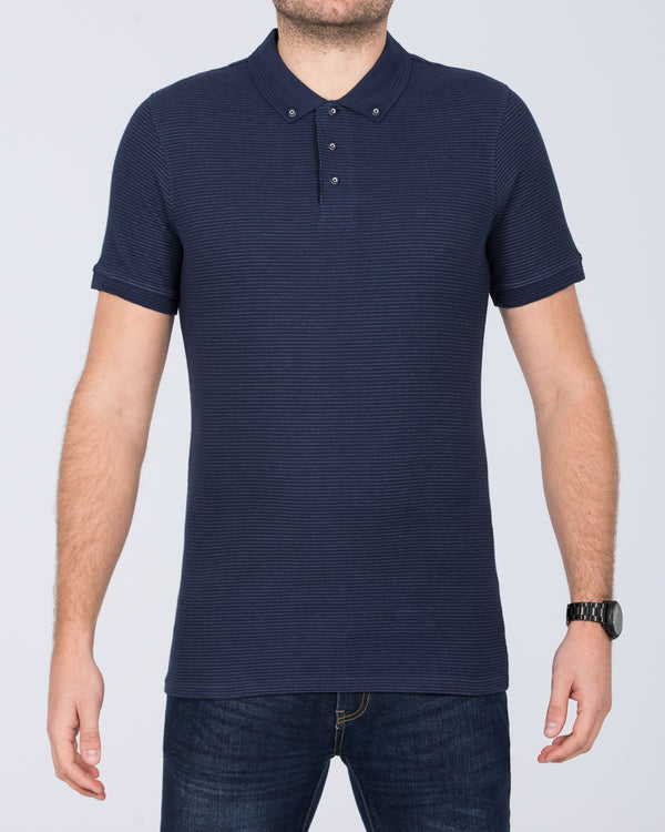 2t Finner Slim Fit Tall Polo Shirt (navy)